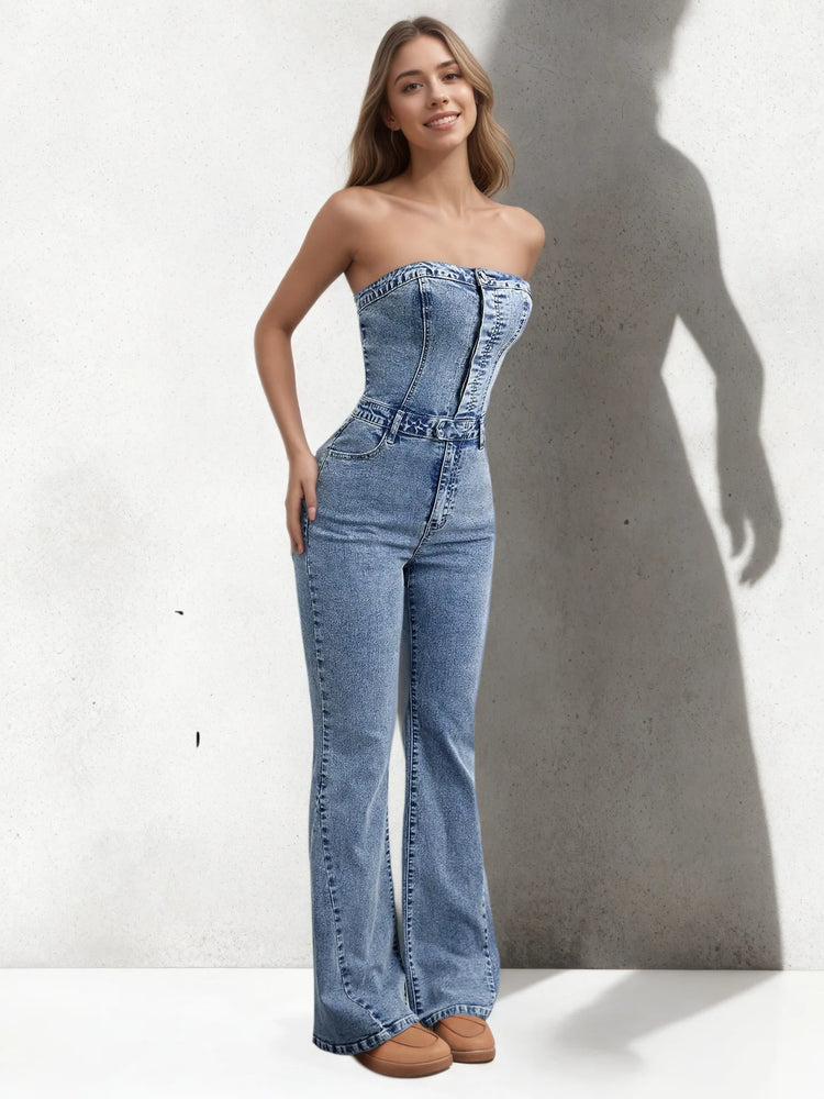 Casual Jumpsuit Jumpsuits For Woman Retro Hot Girl Style Street Slim Fashionable Women's Clothing Sleeveless Trendy Solid Color