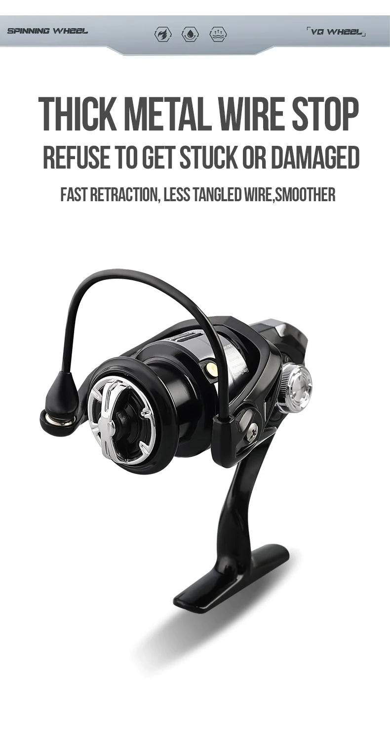 TAIYU High Quality Lightweight Spinning Fishing Reel 13+1 Bearing 5.2:1 Speed Ratio Universal Spinning Reel For All Water Areas