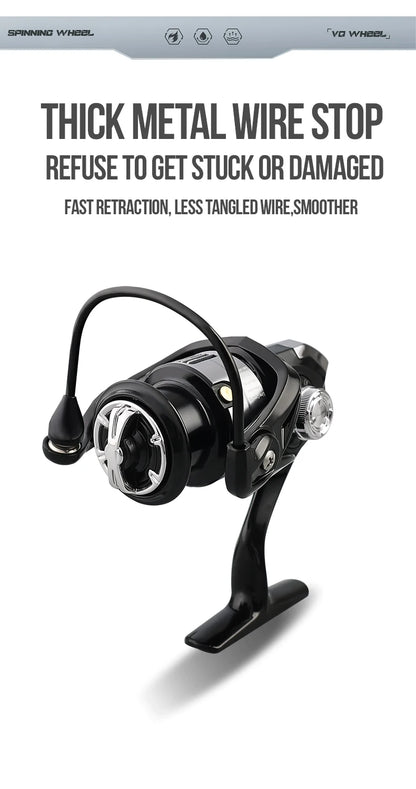 TAIYU High Quality Lightweight Spinning Fishing Reel 13+1 Bearing 5.2:1 Speed Ratio Universal Spinning Reel For All Water Areas