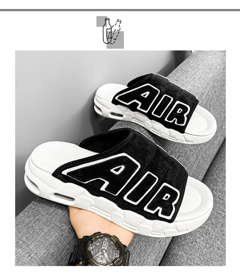 Men's Slippers 2025 Summer Breathable Slippers Large Fashion Platform Casual Shoes for Men New Light Sneakers Zapatos De Hombre