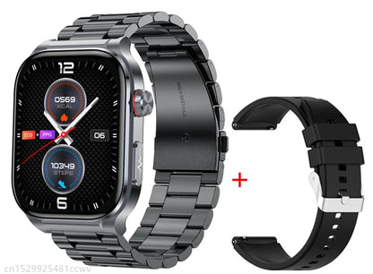 AMOLED Smart Watch ET588 Bluetooth Calling Sports Fitness Tracker Wristwatch ECG Health Monitoring SOS Men Women Smartwatch