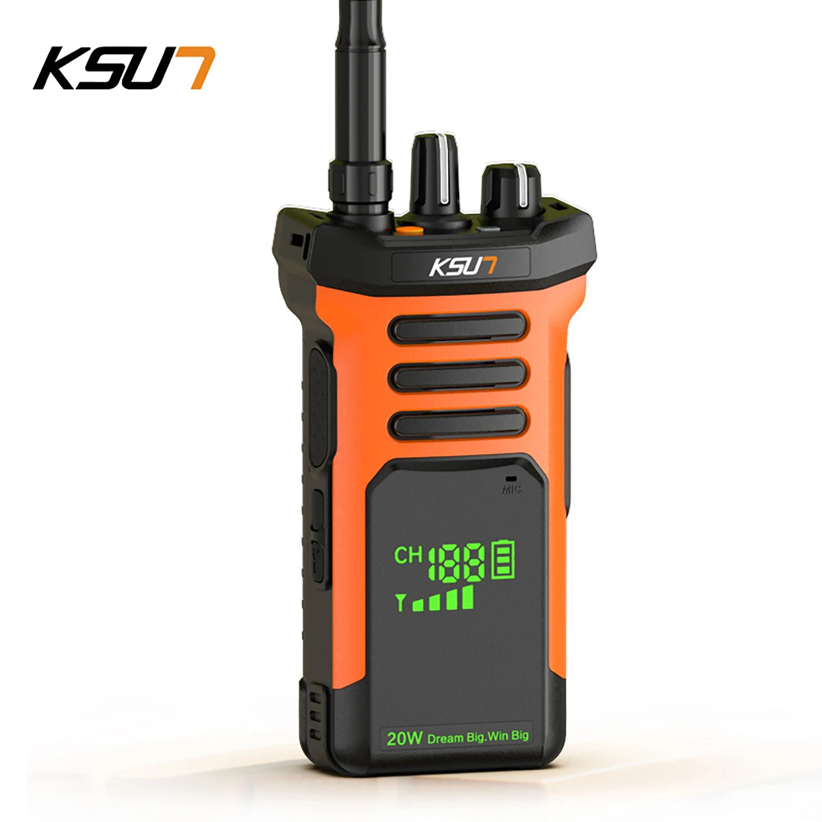 20 Watt Professional Walkie Talkie Long Range  Powerful Portable UHF  Radio For Underground Project Transceiver Wireless Device