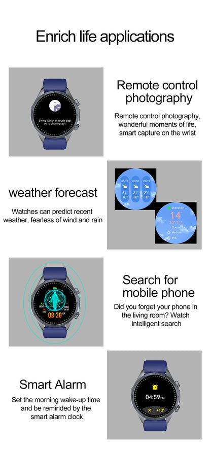 2026 New Medical Grade ECG Smart Watch Laser Treatment Accurate Measurement Blood Lipid Blood Oxygen BMI Sport Health Smartwatch