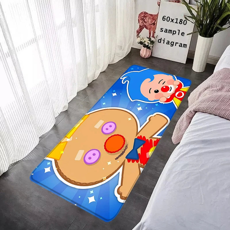 Cartoon Foot Rug Welcome Floor Mat for Entryway Plim Plim Bathroom Hallway Carpet Kitchen Water Adsorbed Rugs Fluffy Home Decor