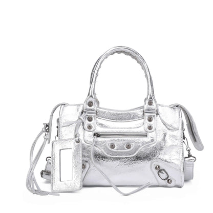2026 Autumn and Winter Handbag Crossbody Large Capacity City Motorcycle Shoulder Bag Tote Bag for Women Luxury Designer