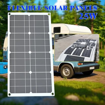 600W Solar Panel Kit 12V/18V with Controller - Portable High-Efficiency Charger for Camping RV Phone Power Station Off-Grid