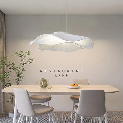 Modern Simple Fabric Led Pendant Lights Dining Room Nordic Chandelier Lamp Bar Hanging Lamp Home Decor Dimmable Light Lamparas