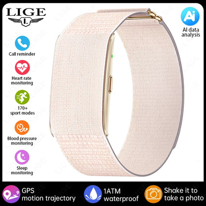 2026 No Screen Smart Watch for Men Women Fitness Tracker Heart Rate Blood Pressure Monitor HRV Sleep Sport Health Smart Bracelet