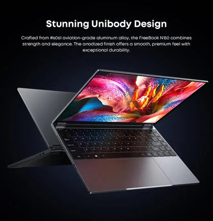 CHUWI FreeBook 2-in-1 Touch Screen Laptop 13.4'' Intel N150 16GB LPDDR5 RAM 512GB SSD FHD 2520x1680 WiFi6 BT5.2 Windows 11