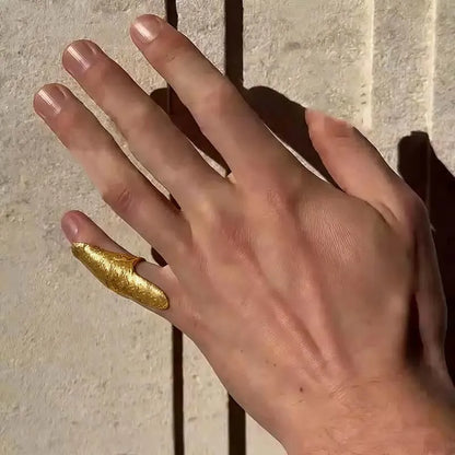 Fashion Metal Irregular Texture Finger Rings for Men Women Punk Hip Hop Gold Silver Color Geometric Knuckle Ring Jewelry Gifts
