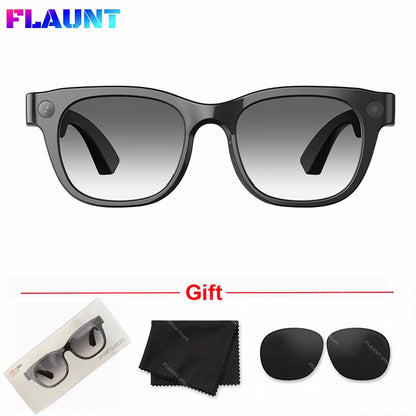 AI Smart Glasses 13MP 5K Camera 32GB ROM HD Photo Identify Objects ChatGPT Video Call Translation Music WiFi Bluetooth Eyewear