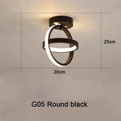 LED Strip Aisle Ceiling Lights Modern Minimalist Living Room Lamps For Balcony Entrance Home Decor Fixtures various styles