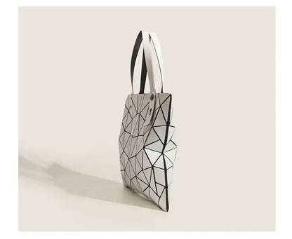Luminous Bag Reflective Geometric Bags for Women 2024 Quilted Shoulder Bags Totes Female Handbags Bolsa Feminina Sac À Main