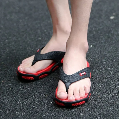 Mens Slippers Lightweight Sandals Summer Flip Flops Breathable Beach Shoes Sandals Men Luxury Flip Flops Breathable Men Slides