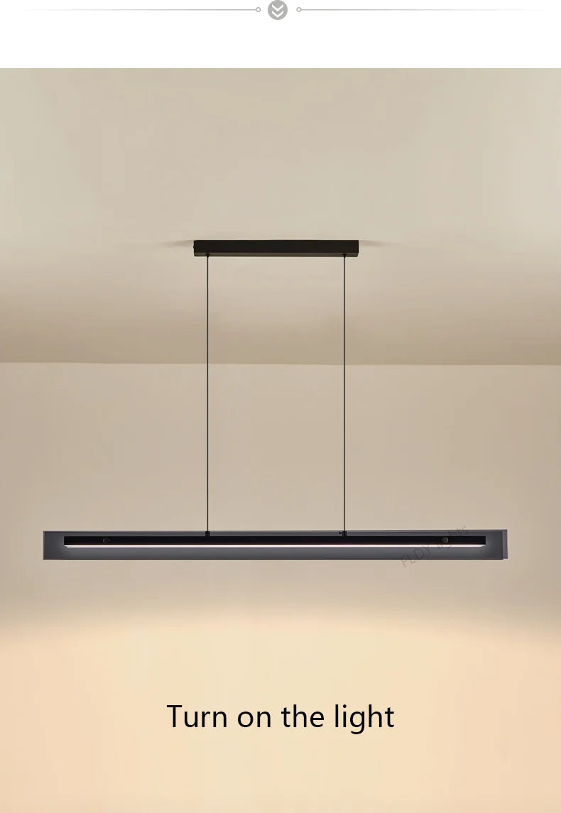 LED Chandelier Pendant lights restaurant lights Nordic modern minimalist office long bar dining room chandeliers kitchen lamps