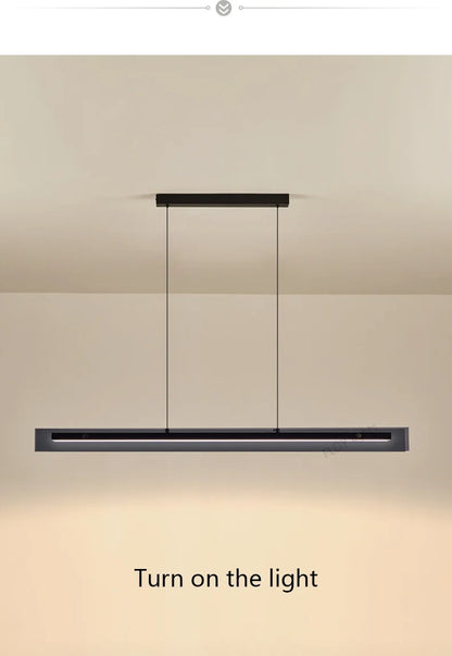 LED Chandelier Pendant lights restaurant lights Nordic modern minimalist office long bar dining room chandeliers kitchen lamps