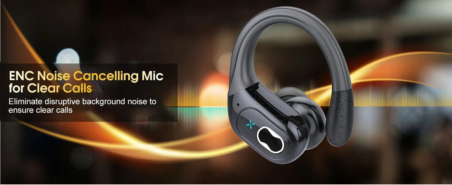 Original GDLYL HD65 TWS Bluetooth V5.4 Headphones Wireless LED Digital Display Earphones Noise Reduction Waterproof Headset New