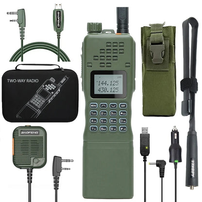 Baofeng AR-152 Pro Walkie Talkie GPS 50KM Ham Tactial Military Two way Radio Larger Battery AN /PRC-152 Multi Band Transceiver
