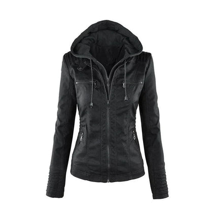 American Vintage Subculture Punk Jacket Long Sleeve Black Coat Slim Gothic Streetwear Casual Outerwear Daily Outfits 2026