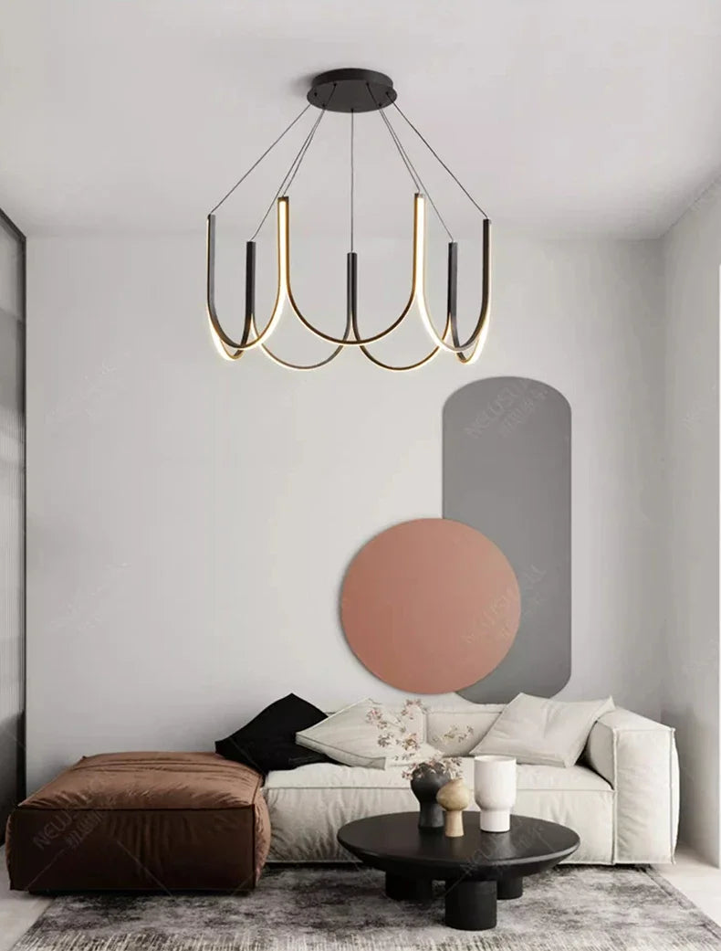 Modern Home Decor Led Lights Pendant Light Lamps for Living Room Led Chandeliers for Dining Room Hanging Light Indoor Lighting
