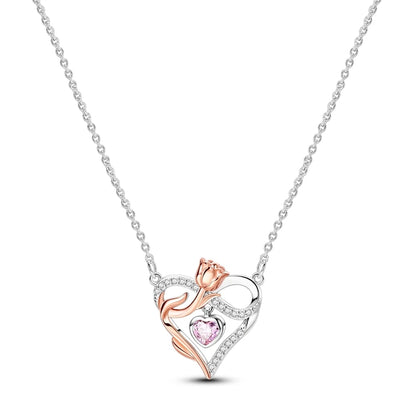 Luxury Necklace 925 Silver Original Sterling Zircon Dragonfly Butterfly Firefly Star Moon Chain Link For Women Wedding Jewelry