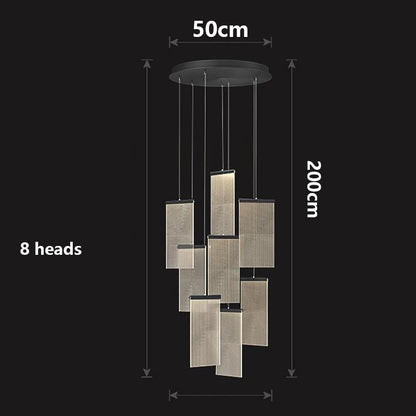 Modern home decor led lights pendant light lamps forstaircase Chandeliers for living room hanging light indoor lighting