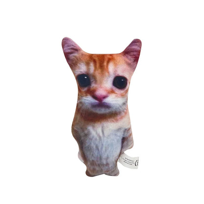Cute El Gato Cat Plush Toys Wowwow Cat Dolls Plushies Simulation Stuffed Animals Birthday Holiday Gift Kids Collectible Toy