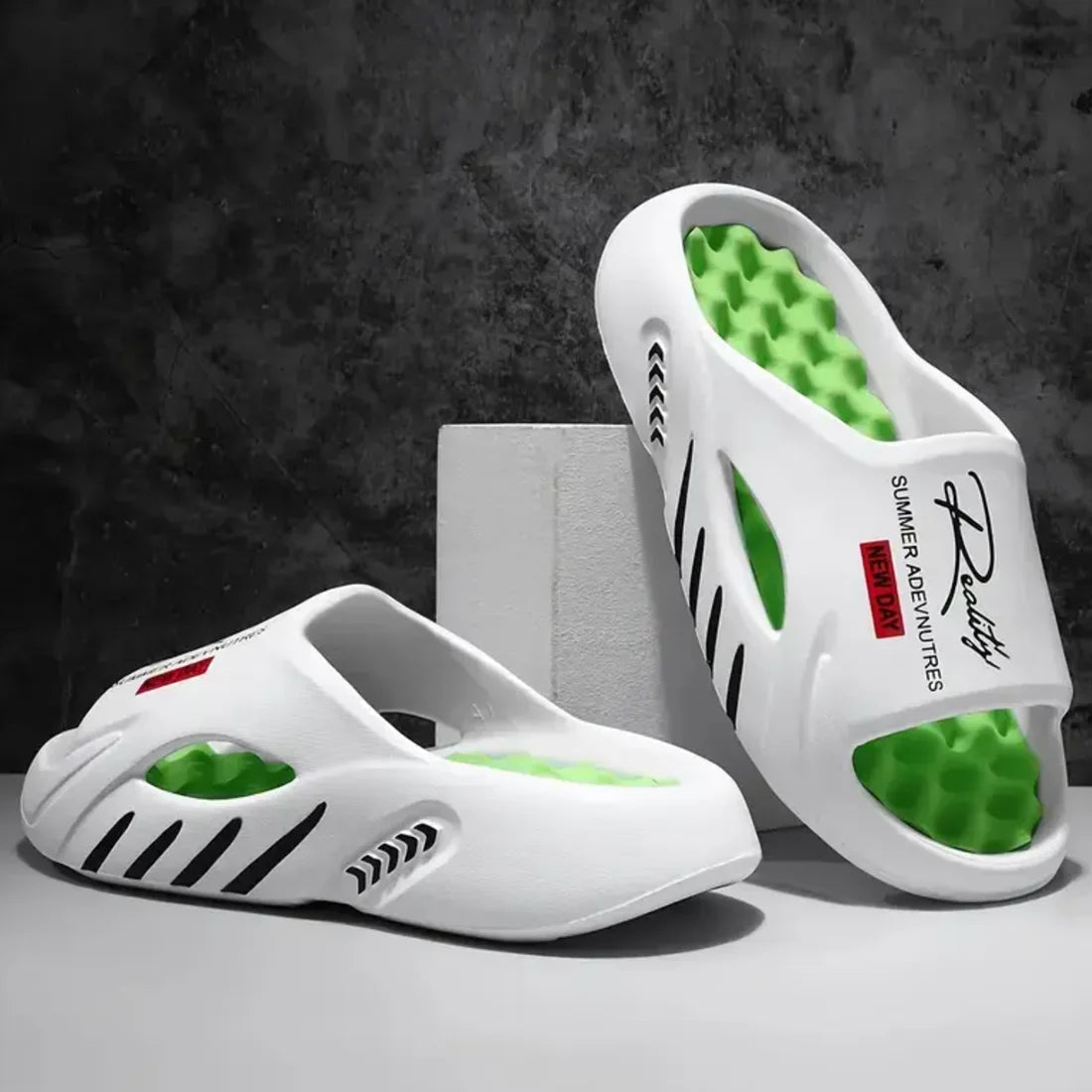 Summer Massage Slippers Men Shoes EVA Non-Slip Slides Fashion Indoor Slides Men Casual Shoes Men's Slippers Home Sandals Unisex