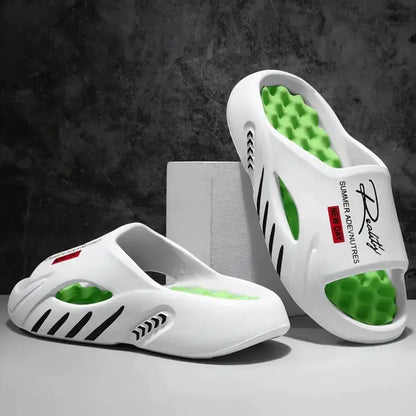 Summer Massage Slippers Men Shoes EVA Non-Slip Slides Fashion Indoor Slides Men Casual Shoes Men's Slippers Home Sandals Unisex
