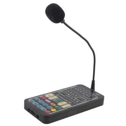 Voice Changer Handheld Microphone Voice Changer with Sound Multifunctional Effects Machine for Phone//Switch (i9)
