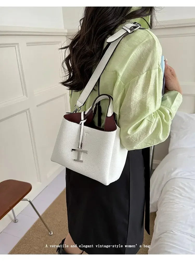 Premium Ladies Tote Bag, Fashionable Leather Crossbody Handbag For Women, Luxury Brand Messenger Bag