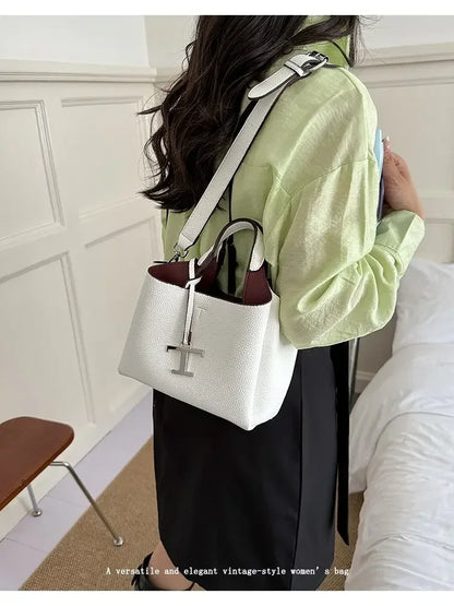Premium Ladies Tote Bag, Fashionable Leather Crossbody Handbag For Women, Luxury Brand Messenger Bag