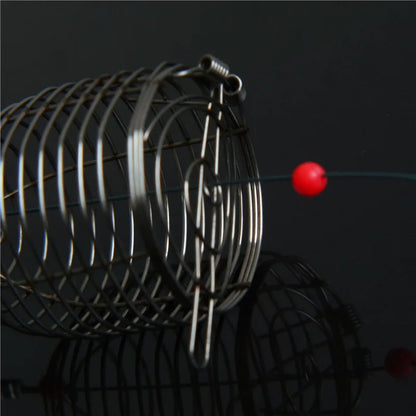 10Pcs Carp Fishing Bait Trap Cage Feeder Basket Holder Coarse Lure Feeder Carp Fishing Tackle Kit