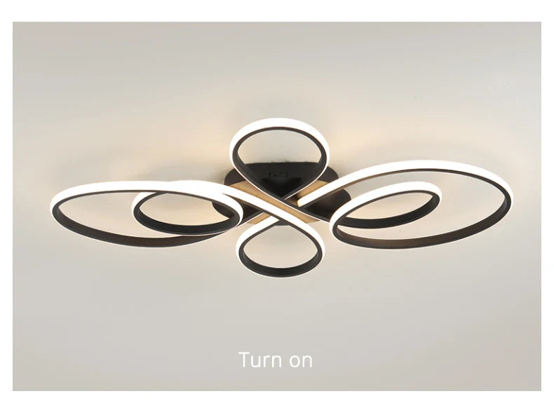 Simple Led Ceiling Light Creative Living Room Bedroom Study Dining Room Ceiling Lamp Nordic Modern Home Indoor Lighting Fixtures