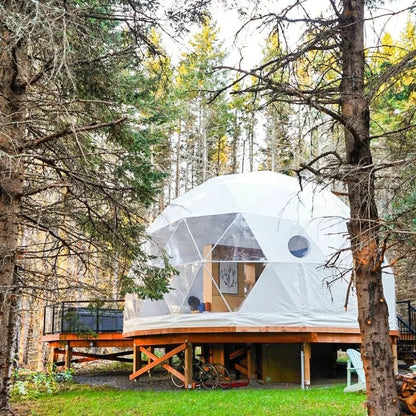 Luxury Geodesic Dome Tent for Boutique Resort Hotel Glamping Accommodation Custom Outdoor Living Space Eco Tourism Solution
