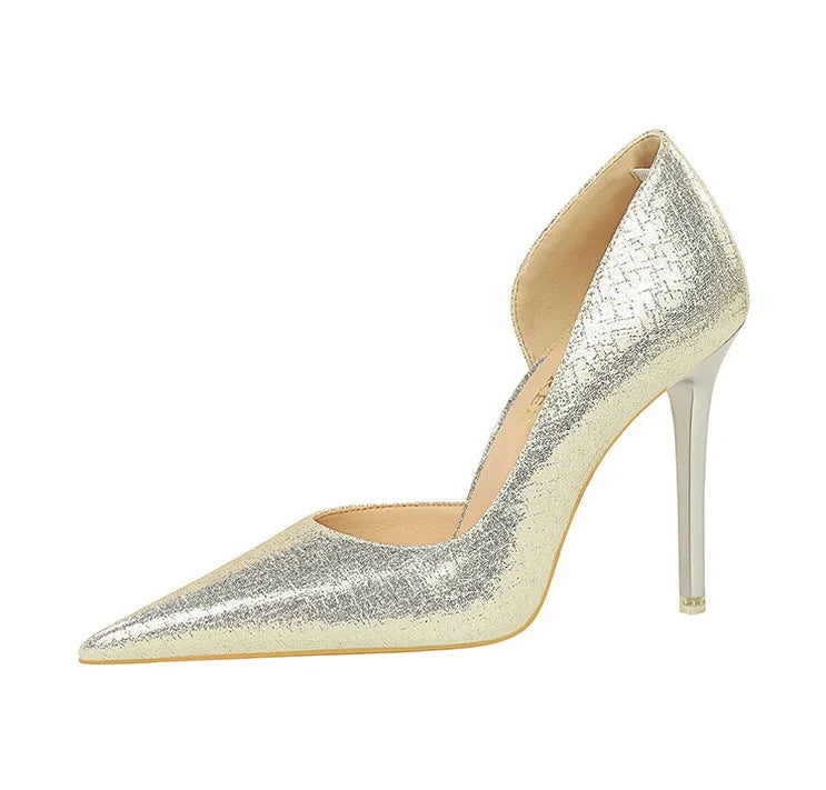 BIGTREE Shoes Sequin Cloth Women Pumps Fashion Wedding Shoes Luxury High Heels Women Shoes Stilettos Heels Sexy Party Shoes 2026