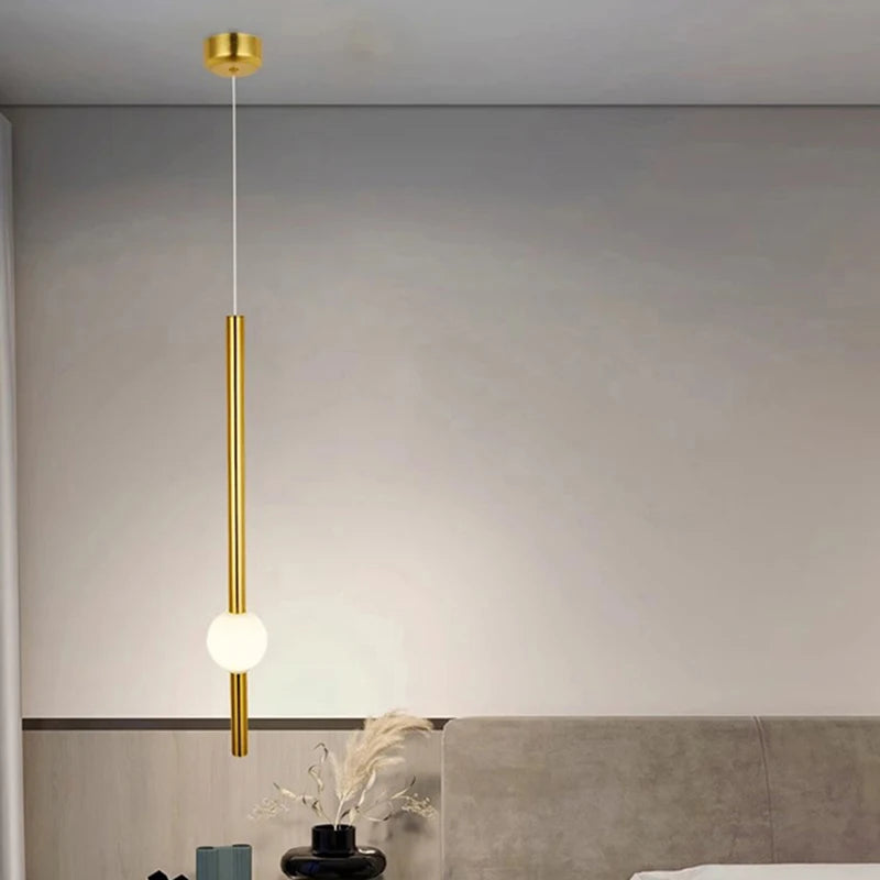 1pc Modern Home Decor LED Lights Bedroom Lamp Bedside Pendant Light Lamps LED Chandeliers Hanging Light Indoor Lighting