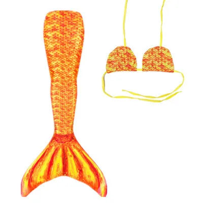 New Kids Adult Swimming Mermaid Tail Girl Mom Cosplay Mermaid Costume Children Party Gift Fantasy Swimsuit with Monofin Fin