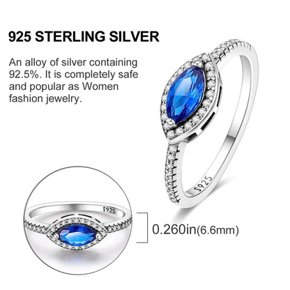 Original 925 Sterling Silver Ring Colorful Diamonds Cubic Zircon Finger Ring For Women Jewelry Wedding Engagement Birthday Gift