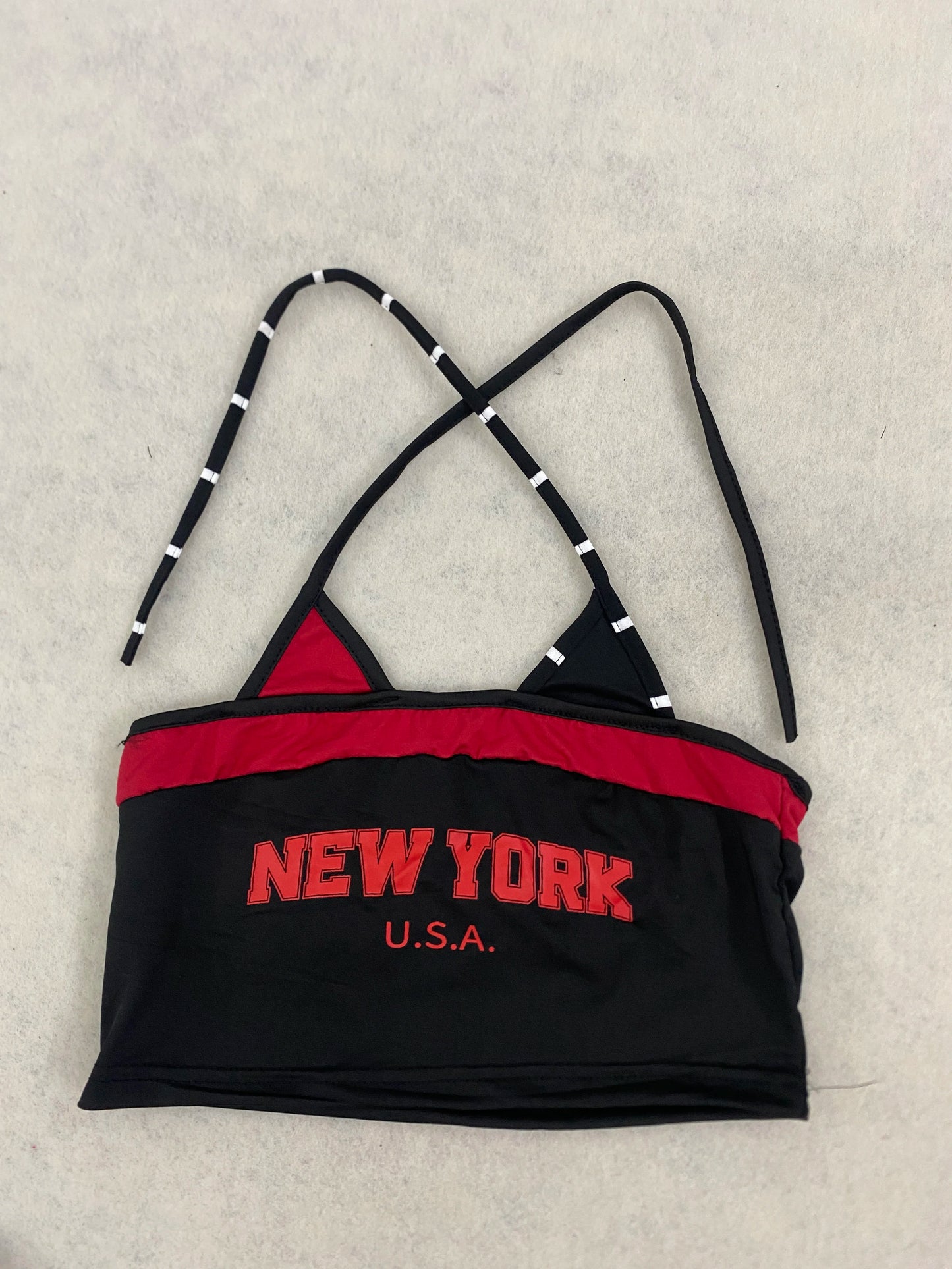 2026 new summer American retro sports Y2K hanging neck shorts two-piece set punk street trend fashion ins personality spicy girl