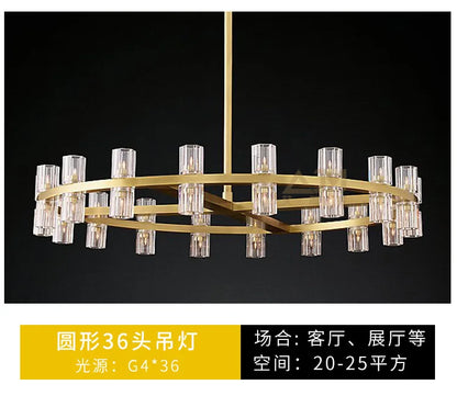 Villa Duplex Chandelier New Light Luxury Light Post Modern Crystal Chandelier Light Luxury For Living Room Lamp Home Decoration