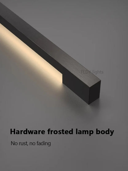 Modern Minimalist Long Wall Lamp LED Wall Mounted Light Indoor Living Room Bedroom Background Lamp Home Decora Fixtures 110/220V