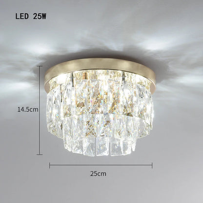 Luxury Glittering Crystal Long Pendant Lights Modern Lustres LED Oval Hanging Lamps for Ceiling Home Decor for Dining Room