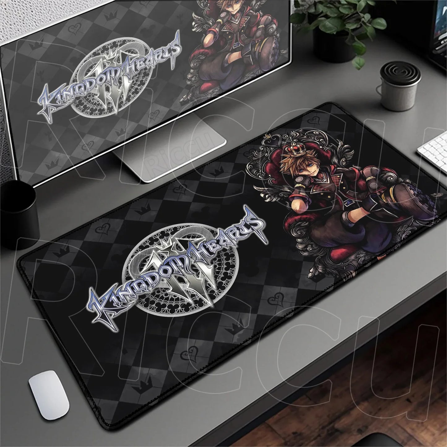 Anime Mousepad Hot Gaming K-kingdom H-hearts Non-Slip Laptop Long Deskmat Xxl Office Extended Mouse Mat Gamer Speed Keyboard Pad