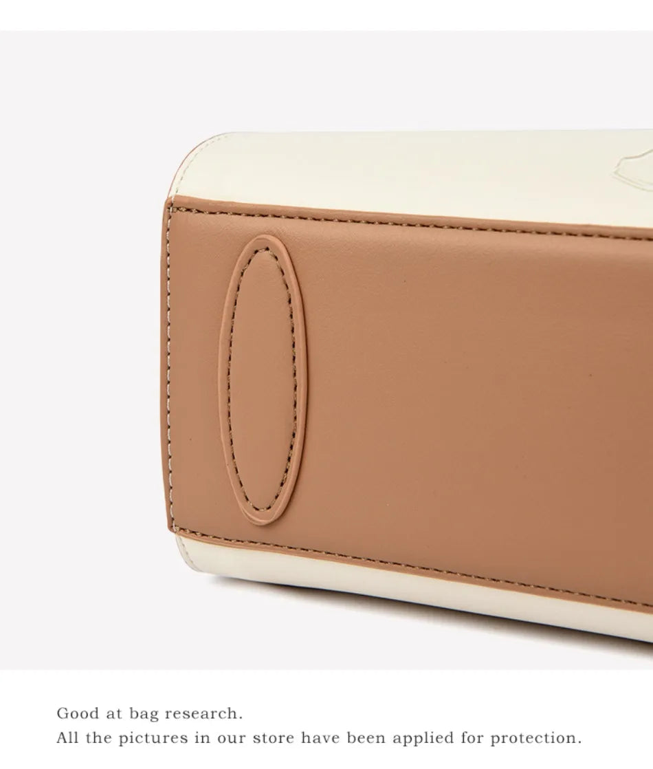 Genuine Brand  Women Bags Luxury  PU Leather  Embroidery Shoulder Bags Crossbody Messenger Bags for Women Casual Tote Sac A Main