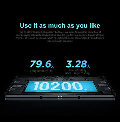Lenovo XIAOXIN Pad Pro12.7 2025 Entertainment Office Learning Game Tablet Super Interconnection Tianji 8300 2.9k 144Hz Gray