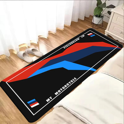 My Motorcycle Parking Carpet, Bedroom Mat, Racing Mat, Display Mat, Non-Slip Dirt-Resistant, Easy to Wash, Size Can Be Customize