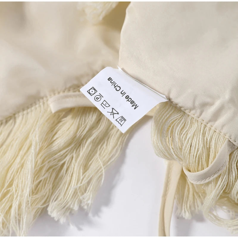 Fashion Vintage Printed Tassel Square Scarf Women Fringe Patchwork Shawl Waist Seal Accessories 2026 Spring Summer Street Shawls