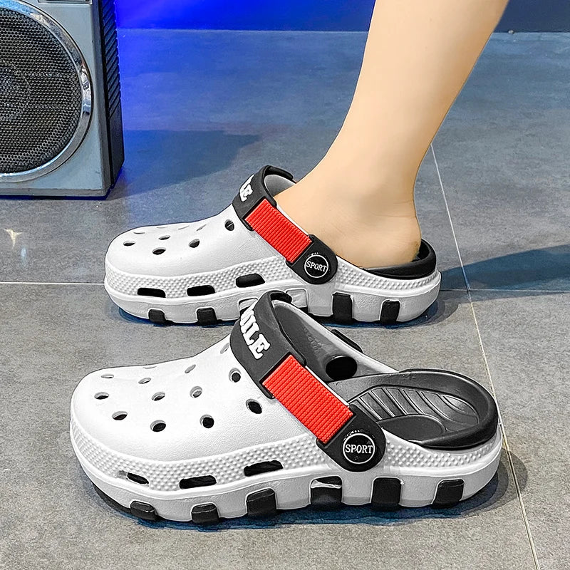 Children Slippers Boy Clogs Summer Beach  Shoes Sneaker Casual Comfortable Indoor Outdoor Sports Sandals for Boy 4 To 10 Years