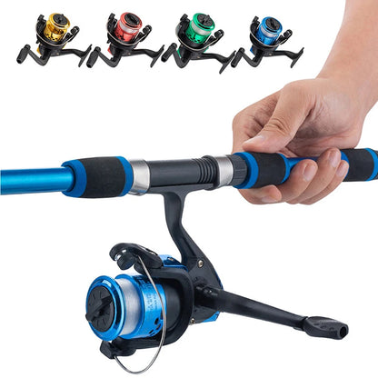 Folding Saltwater Spinning Fishing Reel 5.2:1 Gear Ratio Ultralight Casting Wheel for Carp Fishing